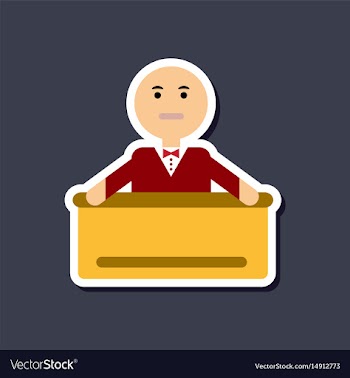 Paper sticker on stylish background poker man vector image