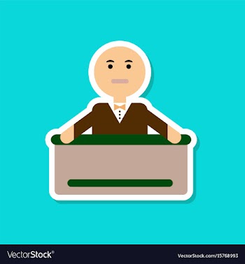 Paper sticker on stylish background poker man vector image