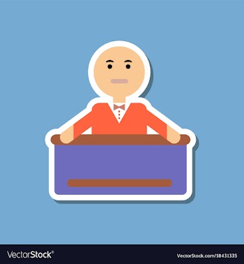 Paper sticker on stylish background poker man vector image