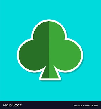 Paper sticker on stylish background poker playing vector image