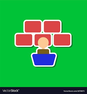 Paper sticker on stylish background poker screen vector image