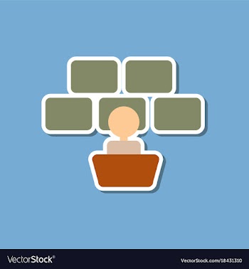 Paper sticker on stylish background poker screen vector image