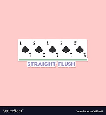 Paper sticker on stylish background poker vector image