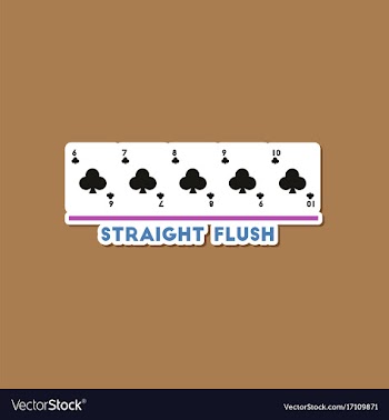 Paper sticker on stylish background poker vector image