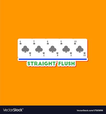 Paper sticker on stylish background poker vector image