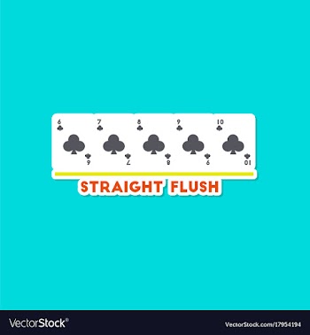 Paper sticker on stylish background poker vector image