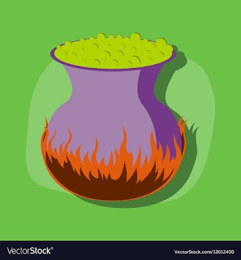 Paper sticker on stylish background potion vector image