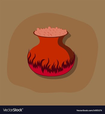 Paper sticker on stylish background potion vector image