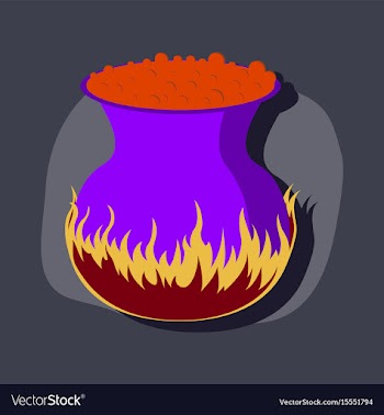 Paper sticker on stylish background potion vector image