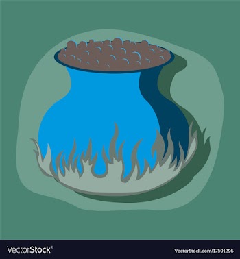 Paper sticker on stylish background potion vector image