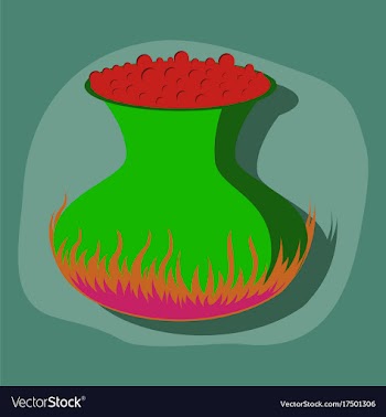 Paper sticker on stylish background potion vector image