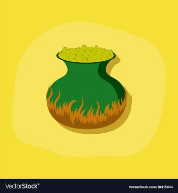 Paper sticker on stylish background potion vector image
