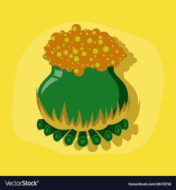 Paper sticker on stylish background potion vector image