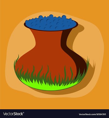 Paper sticker on stylish background potion vector image