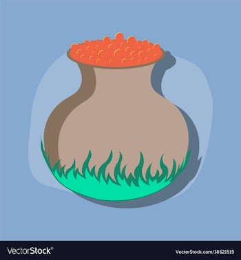 Paper sticker on stylish background potion vector image