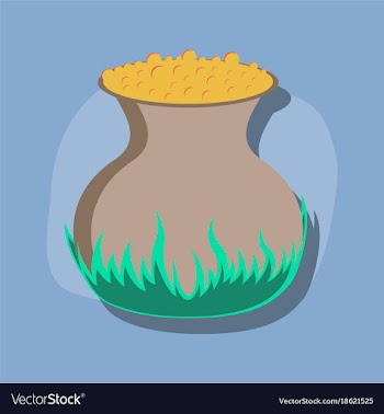 Paper sticker on stylish background potion vector image