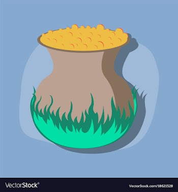 Paper sticker on stylish background potion vector image
