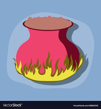 Paper sticker on stylish background potion vector image