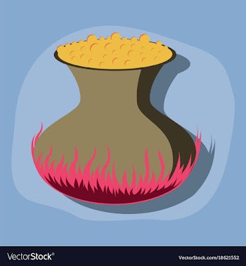 Paper sticker on stylish background potion vector image