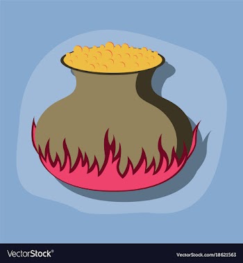 Paper sticker on stylish background potion vector image