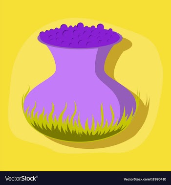 Paper sticker on stylish background potion vector image