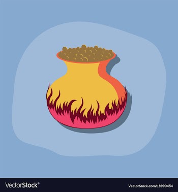 Paper sticker on stylish background potion vector image