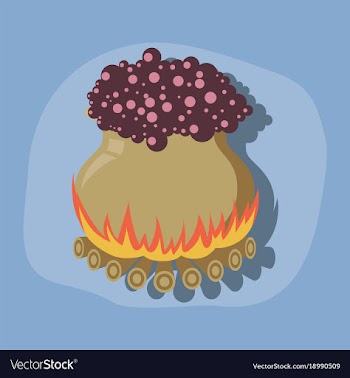 Paper sticker on stylish background potion vector image