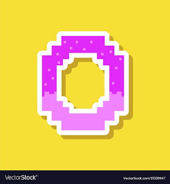 Paper sticker on stylish background pretzel vector image