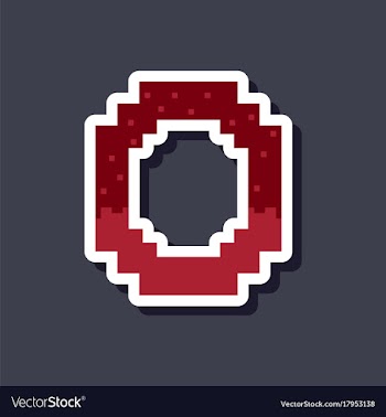 Paper sticker on stylish background pretzel vector image