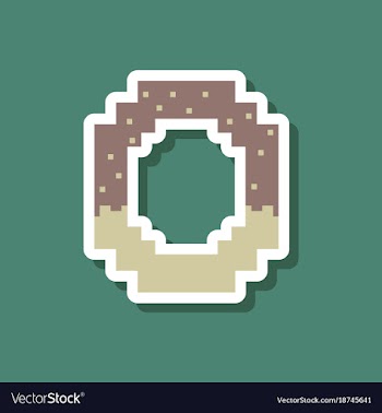 Paper sticker on stylish background pretzel vector image