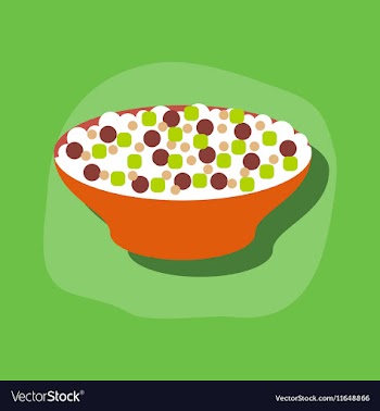 Paper sticker on stylish background salad plate vector image