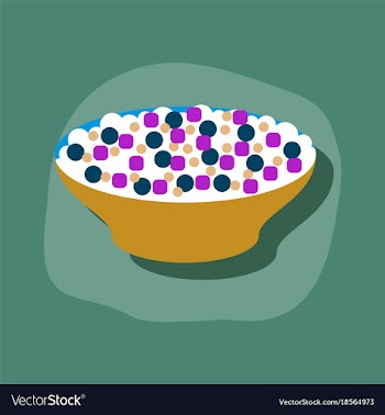 Paper sticker on stylish background salad plate vector image