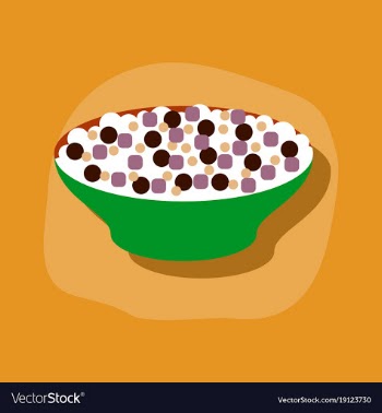 Paper sticker on stylish background salad plate vector image