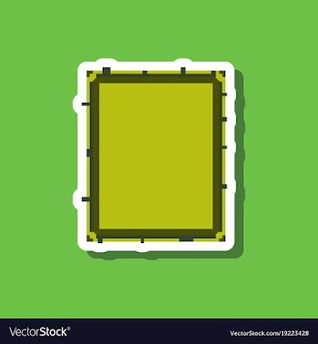 Paper sticker on stylish background sandwich vector image