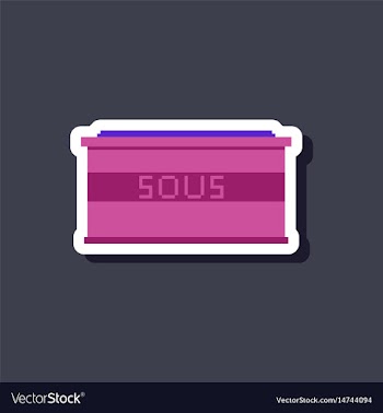 Paper sticker on stylish background sauce vector image