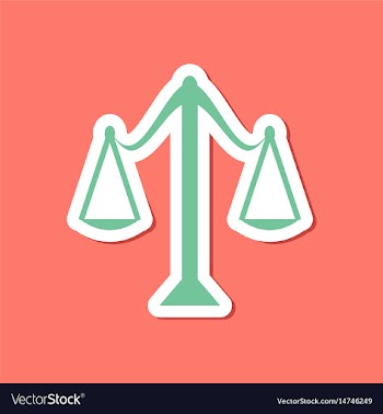 Paper sticker on stylish background scales vector image