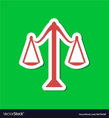 Paper sticker on stylish background scales vector image