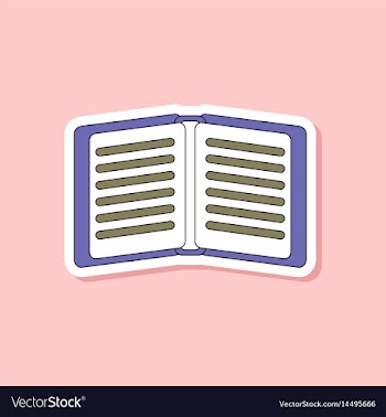 Paper sticker on stylish background school vector image