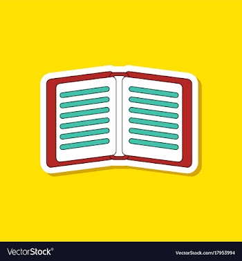 Paper sticker on stylish background school vector image
