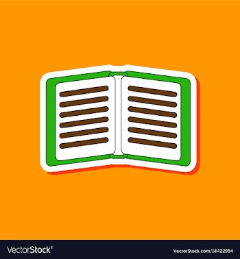 Paper sticker on stylish background school vector image