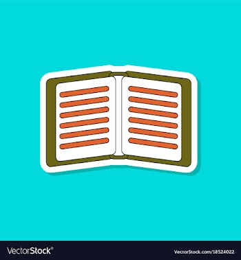 Paper sticker on stylish background school vector image