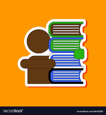 Paper sticker on stylish background schoolboy vector image