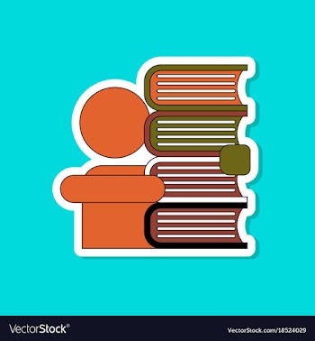 Paper sticker on stylish background schoolboy vector image