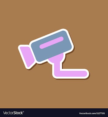 Paper sticker on stylish background security vector image