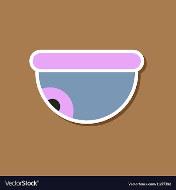 Paper sticker on stylish background security vector image