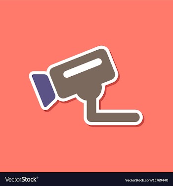 Paper sticker on stylish background security vector image
