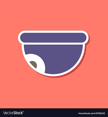 Paper sticker on stylish background security vector image