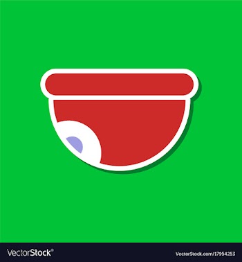 Paper sticker on stylish background security vector image