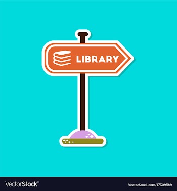 Paper sticker on stylish background sign library vector image