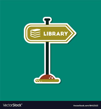 Paper sticker on stylish background sign library vector image